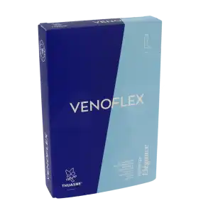 Venoflex Elegance 2 Chaussette Maille Côtelée Homme Gris Taille 3n à Reims