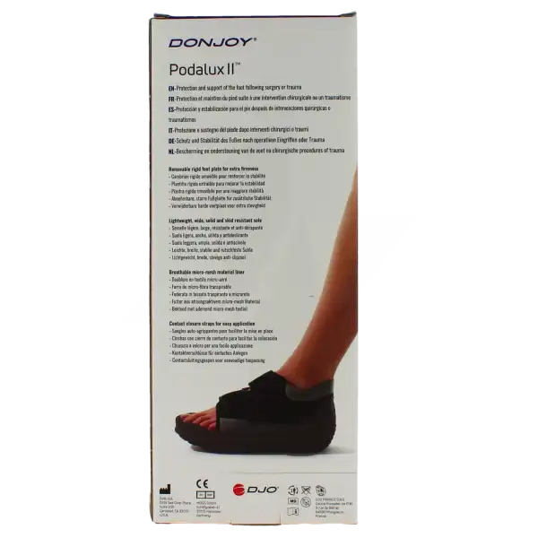 Donjoy Chaussure Post-opératoire Podalux Ii Cheville L Pointure 39-40