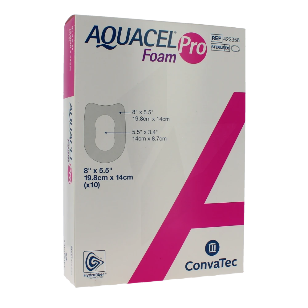 Aquacel Foam Pro 19,8cmx14cm B/10