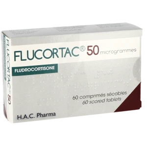 Flucortac 50 Microgrammes, Comprimé Sécable