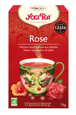 Yogi Tea Tisane AyurvÉdique Rose Bio 17sach/2g à Belfort