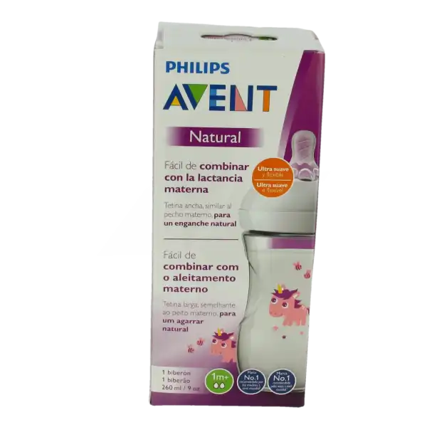 Avent Natural 2.0 Biberon Unicorn 260ml