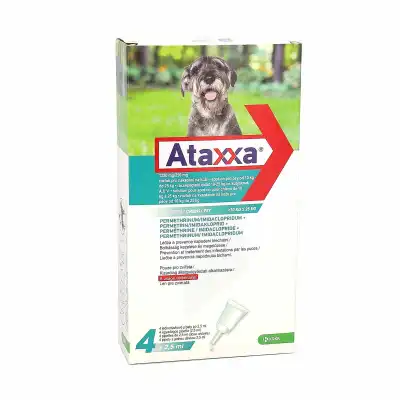 Ataxxa 1250 Mg/250 Mg Solution Pour Spot-on Pour Chiens De 10 Kg A 25 Kg, Solution Pour Spot-on à Blaye
