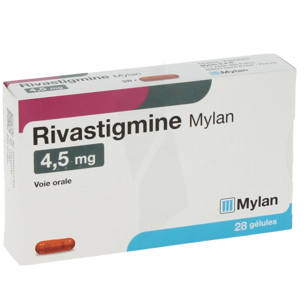 Rivastigmine Viatris 4,5 Mg, Gélule