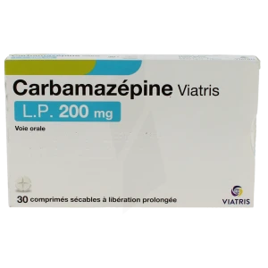 Carbamazepine Viatris L.p. 200 Mg, Comprimé Sécable à Libération Prolongée
