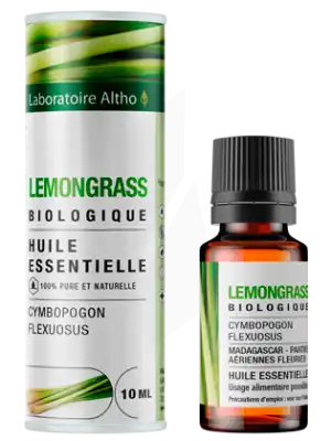 Laboratoire Altho Huile Essentielle Lemongrass Bio 10ml à Tours