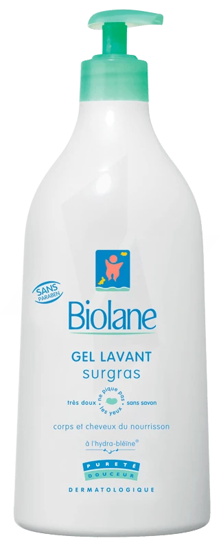 Biolane Gel Lavant Corps et Cheveux Eco Recharge 500 ml