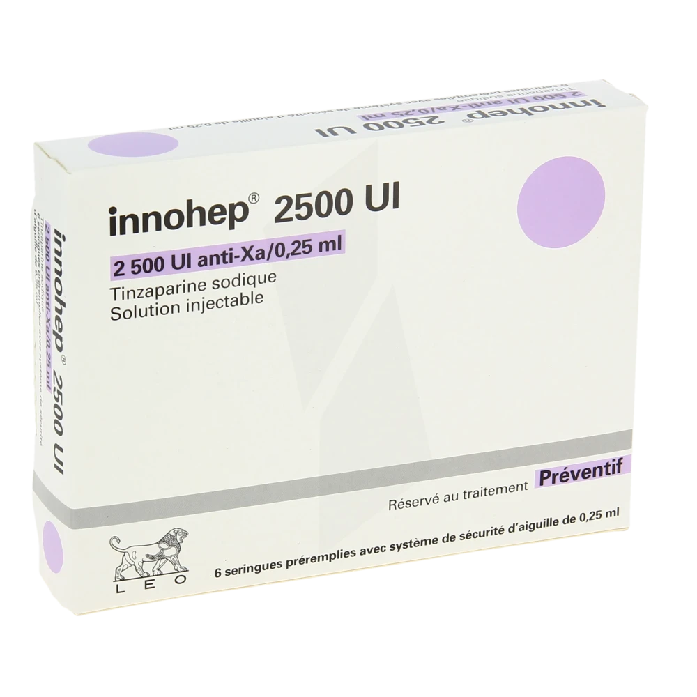 Innohep 2 500 Ui Anti-xa/0,25 Ml, Solution Injectable En Seringue Préremplie