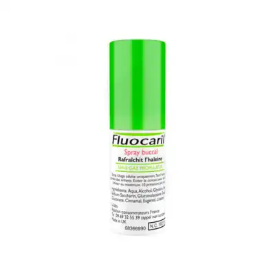 Fluocaril Spray Buccal Sans Gaz Propulseur Fl/15ml à NICE