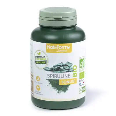 Nat&form Bio Spiruline Bio 200 Gélules Végétales à SARROLA-CARCOPINO