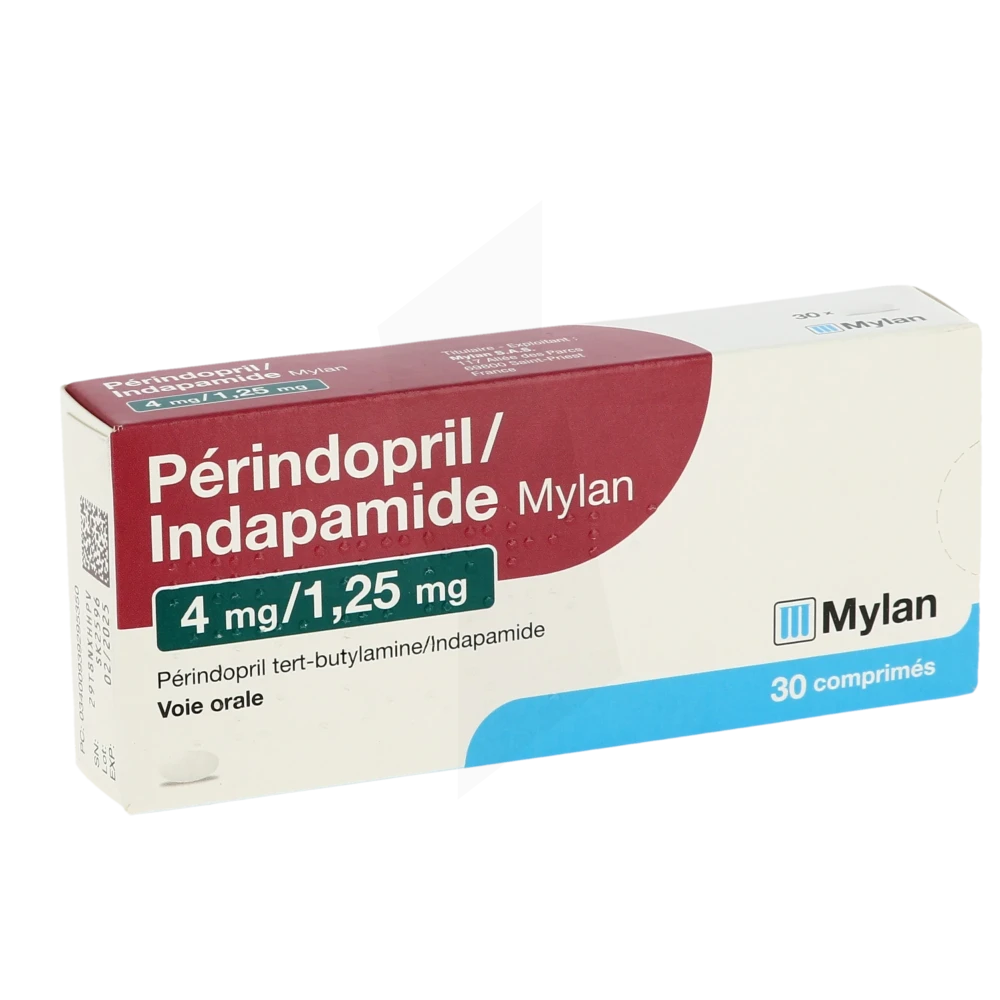 Perindopril/indapamide Viatris 4 Mg/1,25 Mg, Comprimé