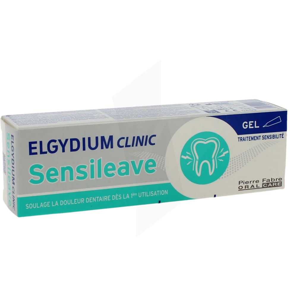 Elgydium Clinic Sensileave Gel Dent Dents Sensibles Hypersensibilité Dentaire T/30ml