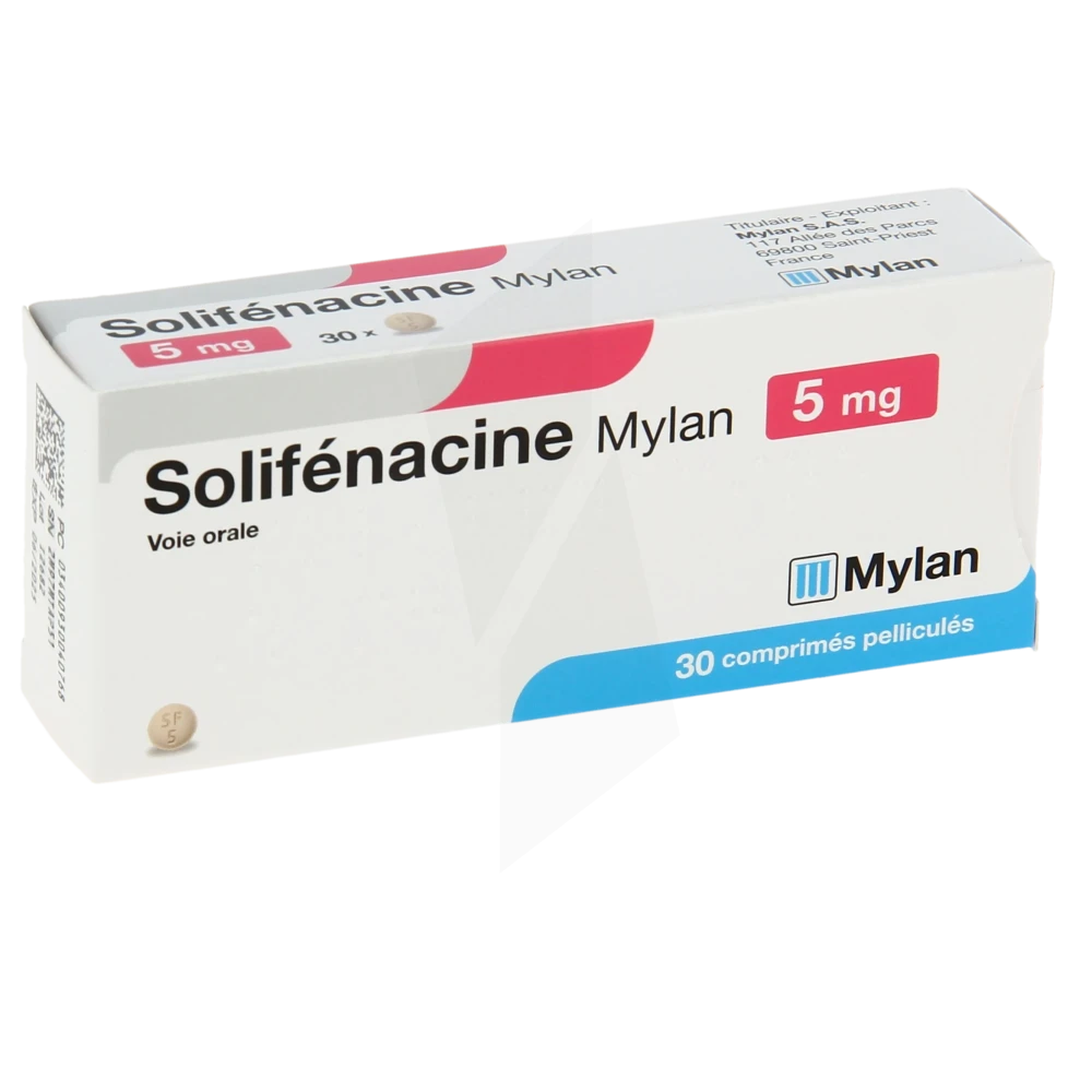Solifenacine Viatris 5 Mg, Comprimé Pelliculé