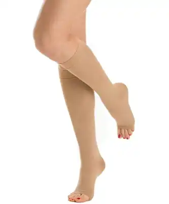 Veinax Microtrans Classe 2 Mi-bas Pied Ouvert Beige Taille 2 Normal à ROMORANTIN-LANTHENAY