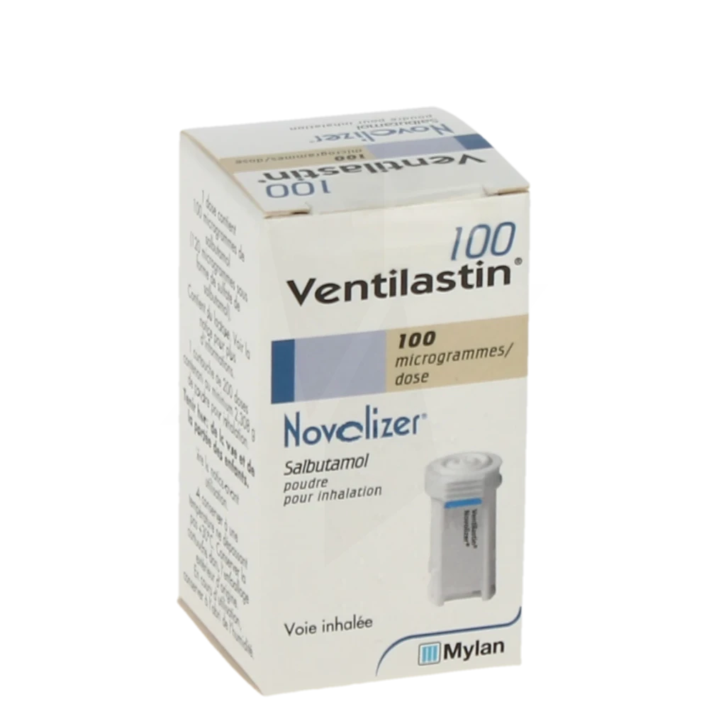 Ventilastin Novolizer 100 Microgrammes/dose, Poudre Pour Inhalation