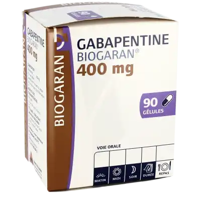 Gabapentine Biogaran 400 Mg, Gélule à LE LAVANDOU