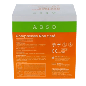 Marque Verte Abso Compresses Non-tissé 10x10