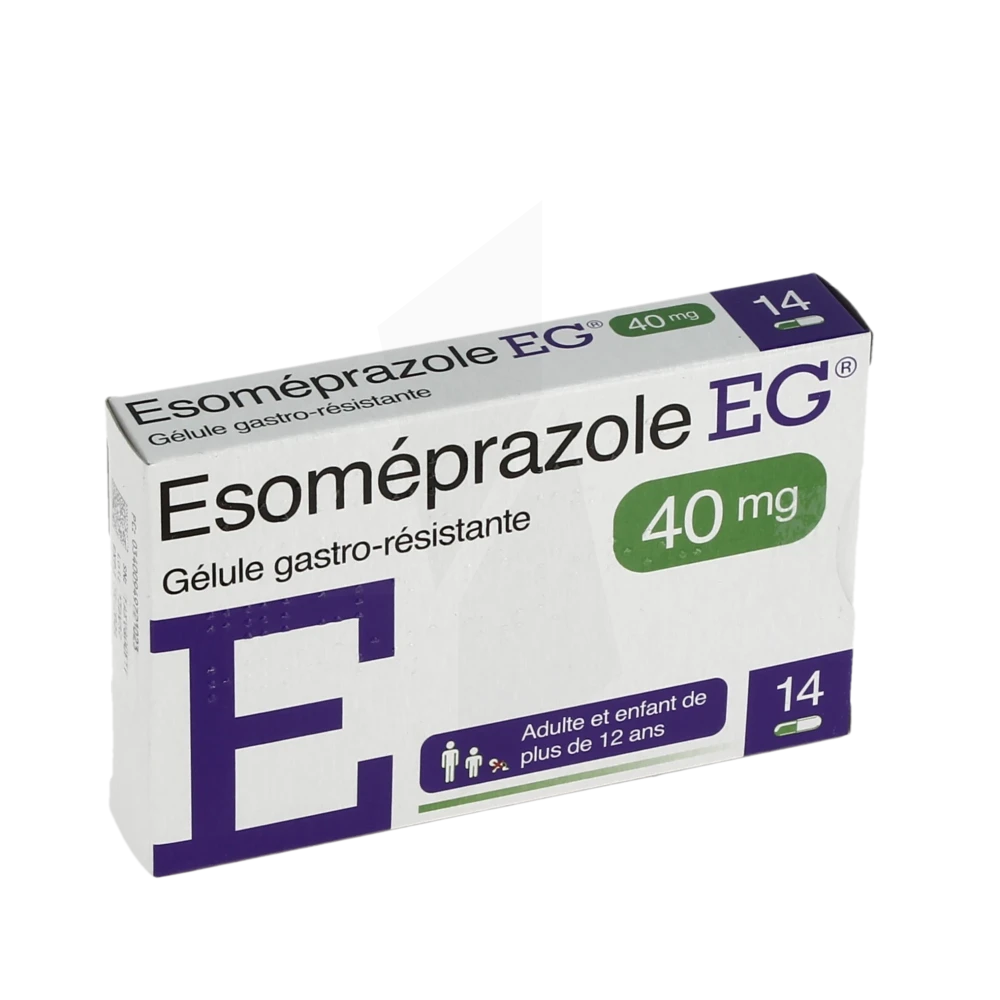 Esomeprazole Eg 40 Mg, Gélule Gastro-résistante