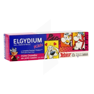 Elgydium Kids Asterix Pâte Dentifrice Grenadine T/50ml