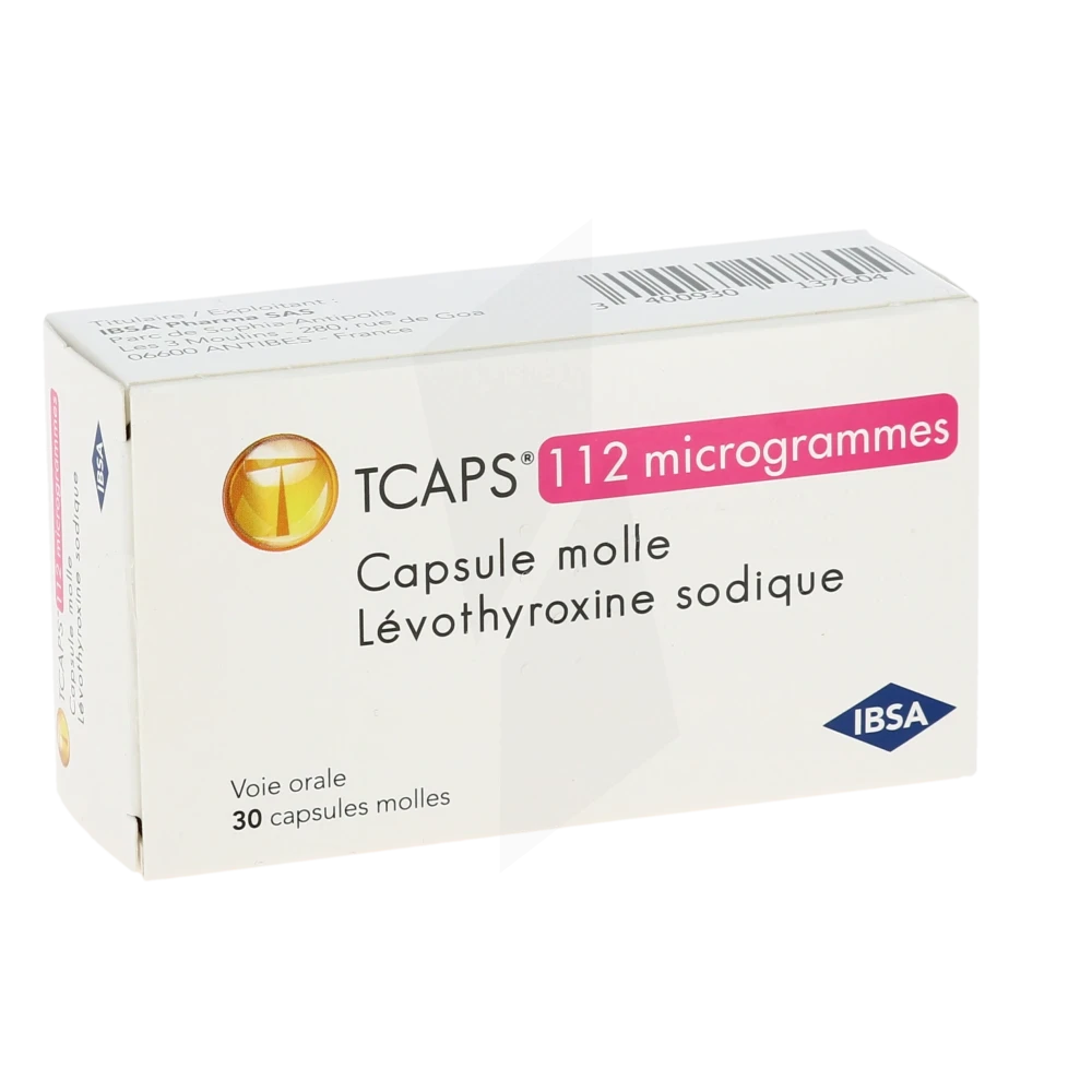 Tcaps 112 Microgrammes Capsule Molle