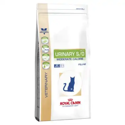 Royal Canin - Croquettes Veterinary Diet Urinary S/o Moderate Calorie Pour Chat - 3,5kg à Bordeaux