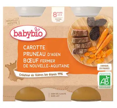 Babybio Pot Carotte Pruneau Boeuf à Angers