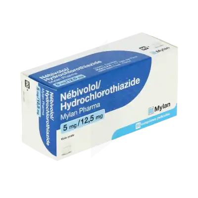 Nebivolol/hydrochlorothiazide Viatris 5 Mg/12,5 Mg, Comprimé Pelliculé à SAINT-SAENS