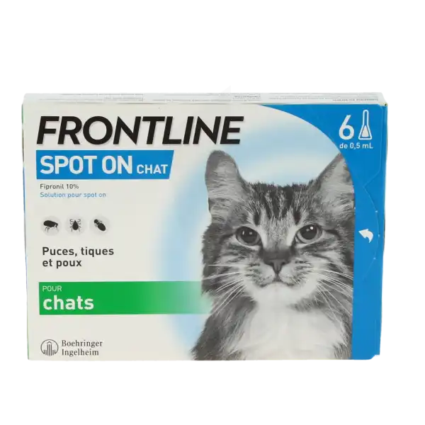 Frontline Spot On Chat, Solution Pour Spot-on