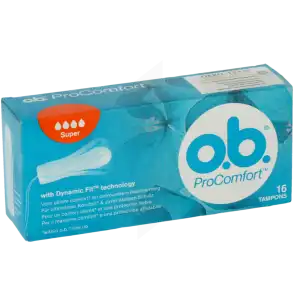 O.b. Procomfort Super 16 Tampons à Aubervilliers