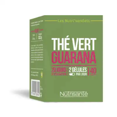 Nutrisanté Nutrisentiels Bio Thé Vert Gélules B/40 à LE PIAN MEDOC