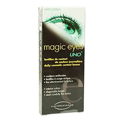 Magic Eyes Uno Lentilles Journalières Vertes à BIGANOS