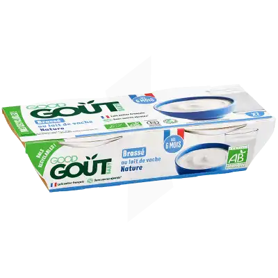 Good Gout Baby-brasse Nature 2x100g à HEROUVILLE ST CLAIR