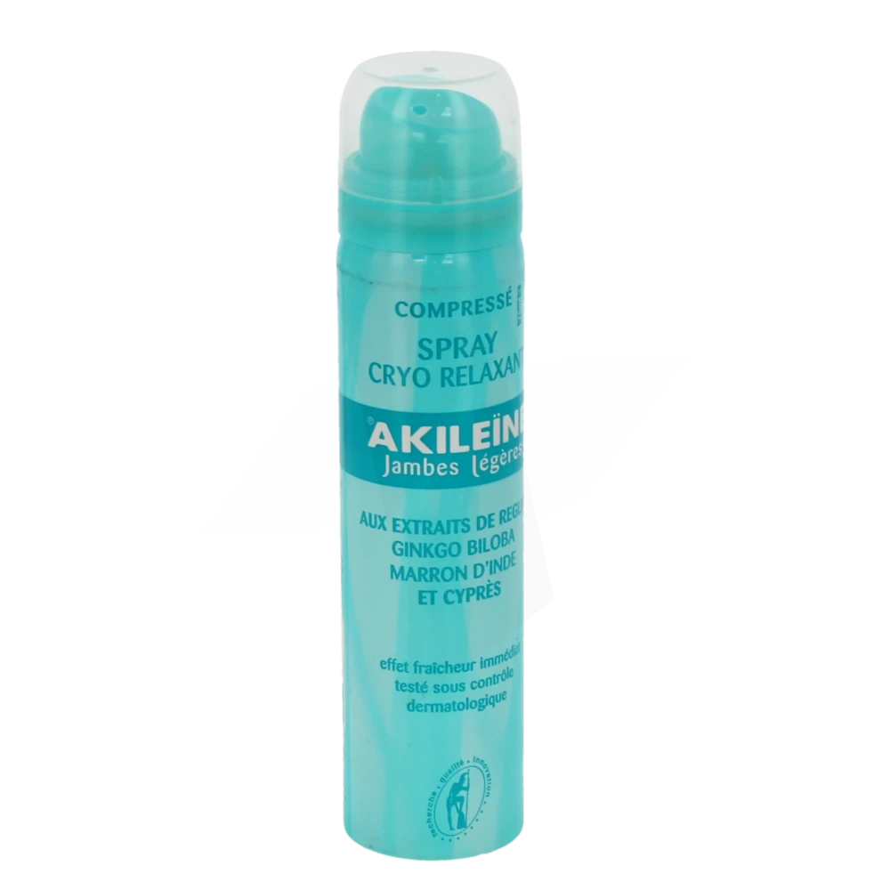 Akileine Spray Cryo Relaxant Jambes Légères Aéros/75ml