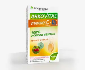 Arkovital® Vitamine C Et Vitamine D3 B/20 à EPERNAY