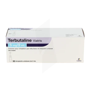 Terbutaline Viatris 5 Mg/2 Ml, Solution Pour Inhalation Par Nébuliseur En Récipient Unidose