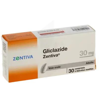 Gliclazide Zentiva 30 Mg, Comprimé à Libération Modifiée à La Ricamarie