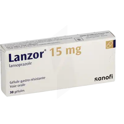 LANZOR 15 mg, gélule gastro-résistante