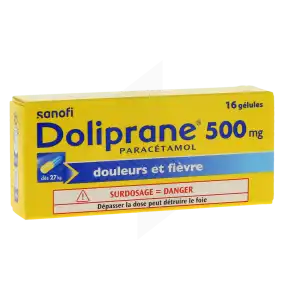 Doliprane 500 Mg, Gélule à SAINT-SAENS