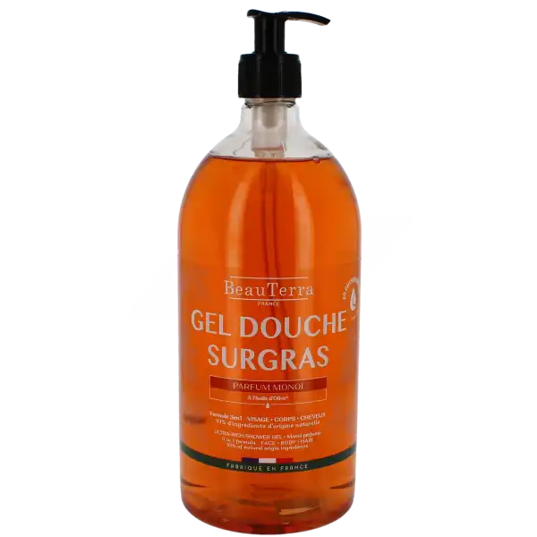 Beauterra - Gel Douche 3 En 1 - Monoï - 1l