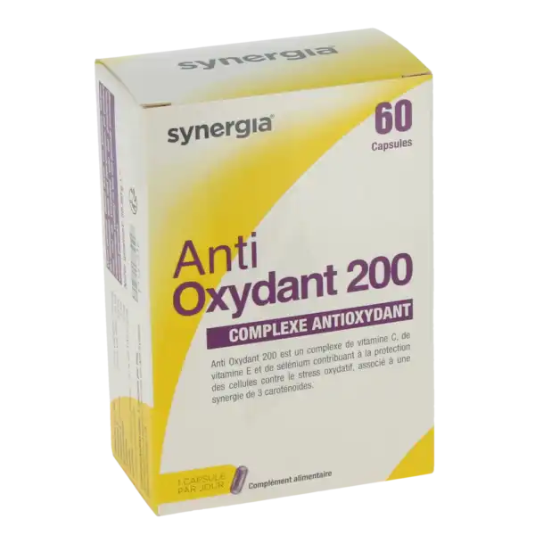 Synergia Anti-oxydant 200 Caps B/60