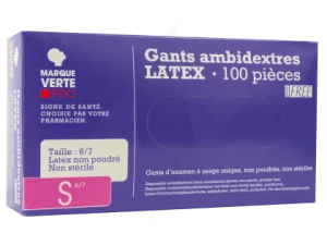 Marque Verte Gant Latex Ambidextre Large B/100