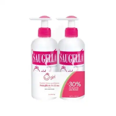 Saugella Girl Savon Liquide Hygiène Intime 2fl Pompe/200ml à Ferney-Voltaire