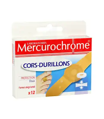 Mercurochrome Pansements Cors-durillons X12 à LA-RIVIERE-DE-CORPS