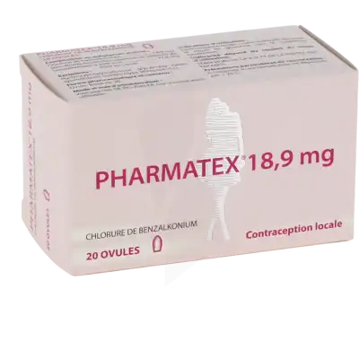 PHARMATEX 18,9 mg, ovule