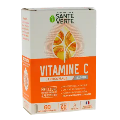 Santé Verte Vitamine C Liposomale Gélules Boîte De 60 à SAINT-CYR-SUR-MER