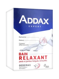 Addax Expert Bain Relaxant Cristaux Effervescent 8 Sachets/12g