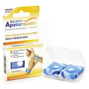 Sea-band Bracelet Anti-nausées Bleu Enfant B/2 à Saint-Jean-de-Bournay