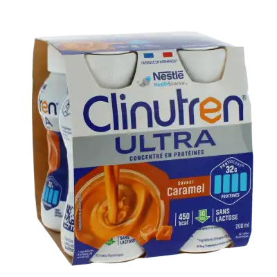 Clinutren Ultra Nutriment Caramel 4 Bouteilles De 200 Ml à Haute-Goulaine
