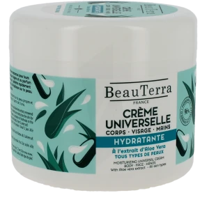 Beauterra Cr Universelle Corps Visage Mains Hydratante Pot/400ml