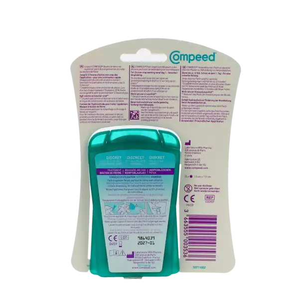 Compeed Patch Bouton De Fièvre Total Care Boîte De 15